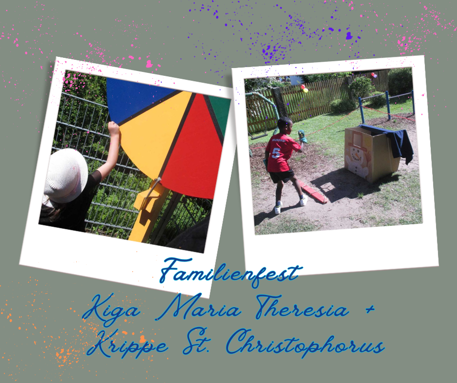 Familienfest Kiga Maria Theresia Krippe St. Christophorus