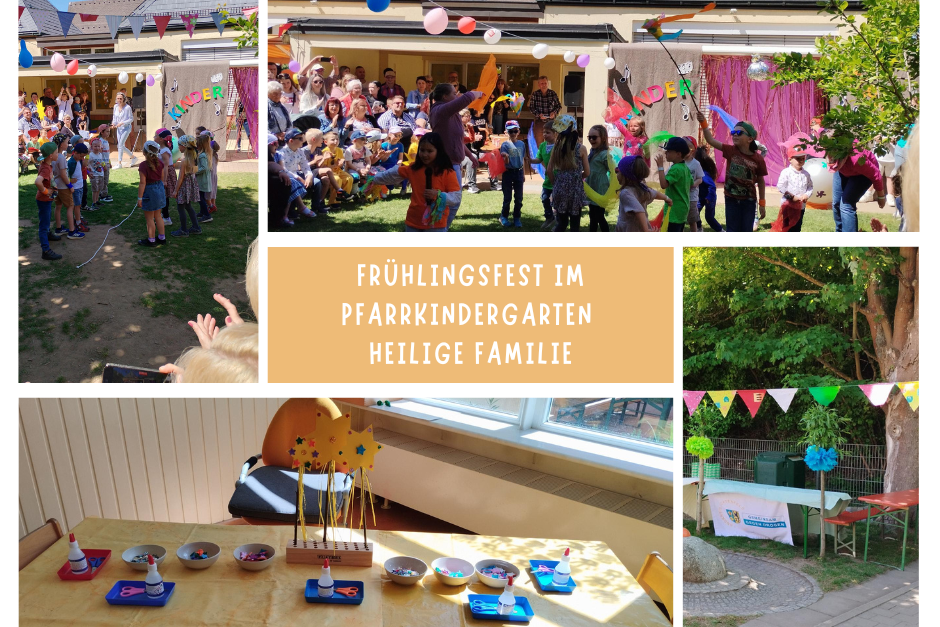 Collage mit Eindrücken vom Frühlingsfest
