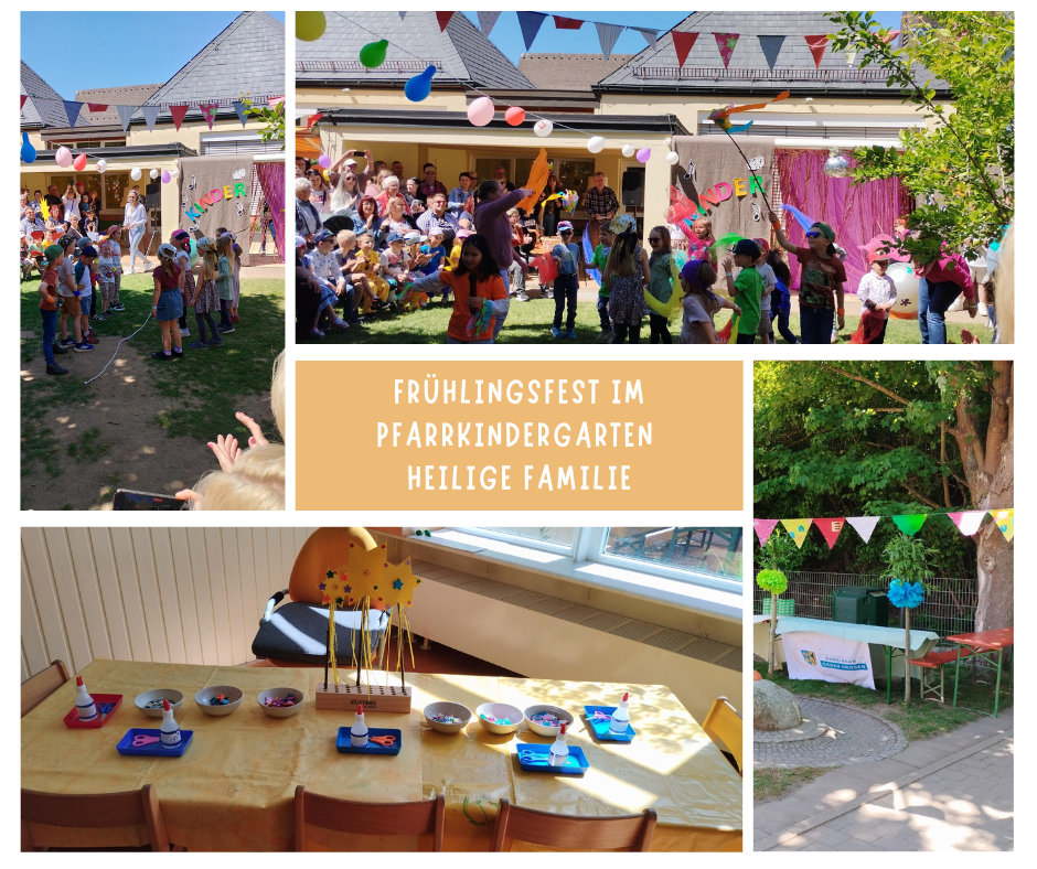 Collage mit Eindrücken vom Frühlingsfest