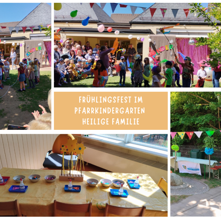 Collage mit Eindrücken vom Frühlingsfest