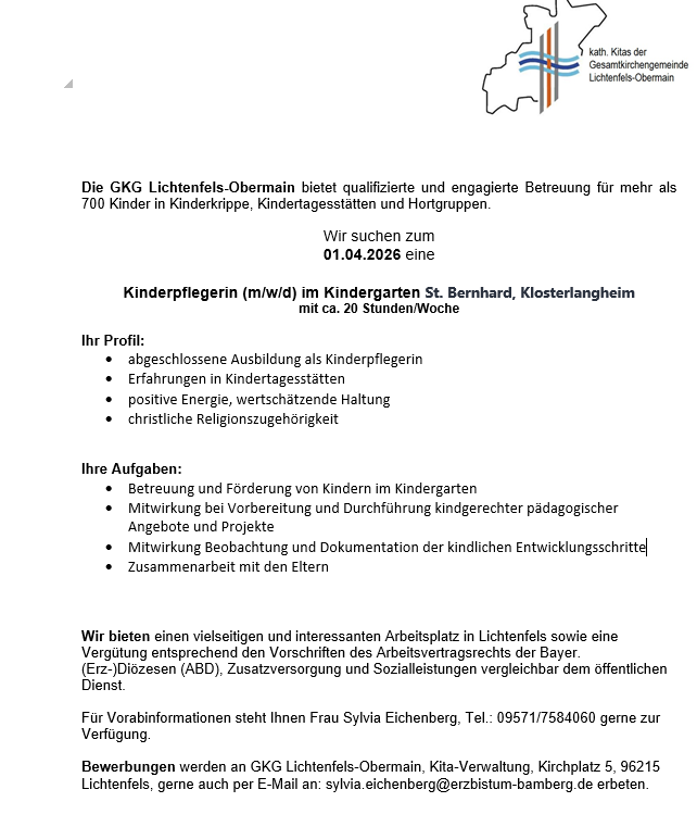 Stellenausschreibung